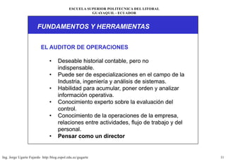Auditoria Operacional.