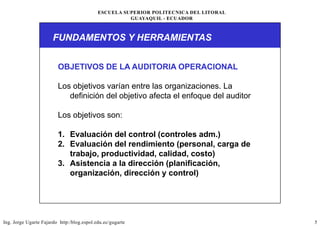 Auditoria Operacional.