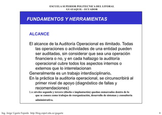Auditoria Operacional.