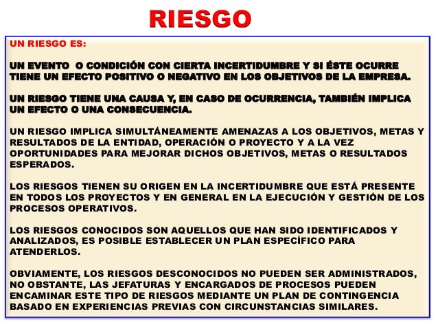 Auditoria riesgos