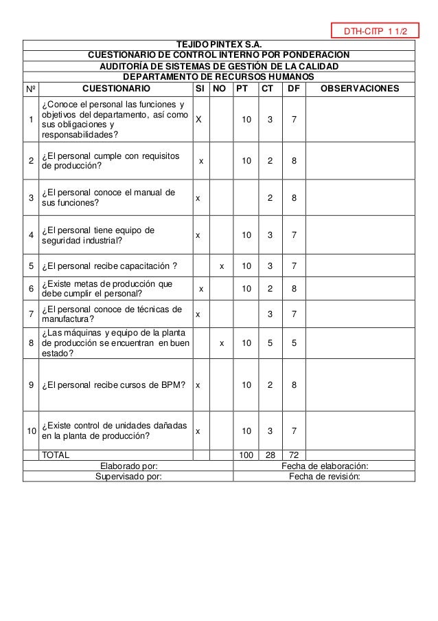 Auditoria Sgc Foro 1