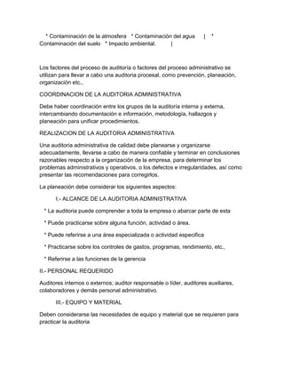 Auditoria administrativa