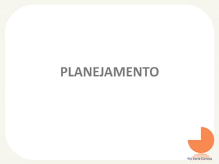 PLANEJAMENTO
Ms Karla Carioca
 