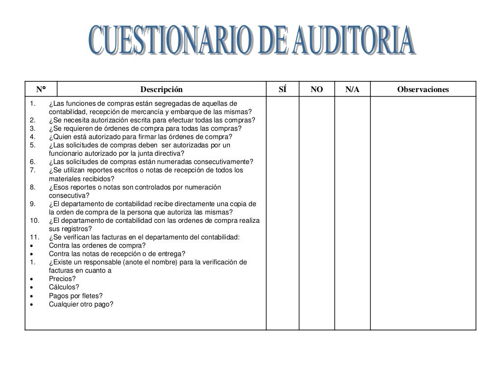 Programa De Auditoria Cuentas Por Pagar - vrogue.co