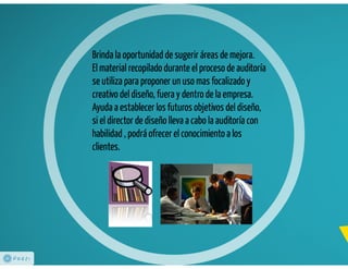 Auditoria de diseño, briefings