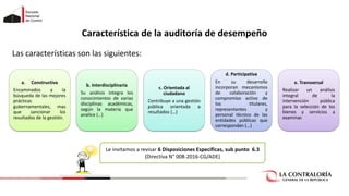 aUDITORIA DE DESEMPEÑO EN ELSECTOR PUBLICO | PDF
