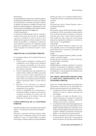 Vol 16(32) 2009 | QUIPUKAMAYOC / 75
Oportunidades:
Lasoportunidadespararobarexistenentodaslasempresas.
Sin embargo, las op...