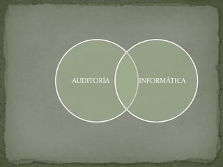 AUDITORÍA   INFORMÁTICA
 