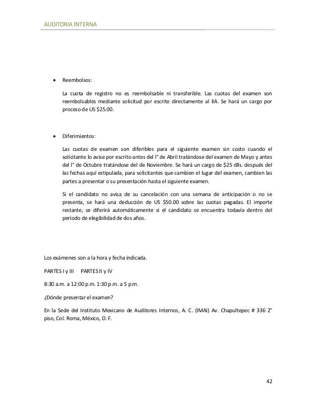 Auditoria Interna Unidad 5 6 Y 7