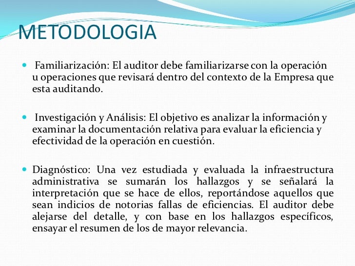Auditoria operacional