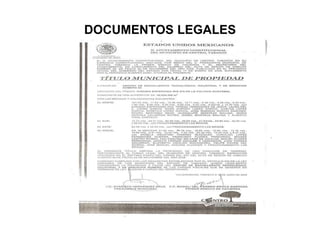 DOCUMENTOS LEGALES
 