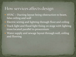 Auditorium design architectural regulations and thumb rule proportions.pptx