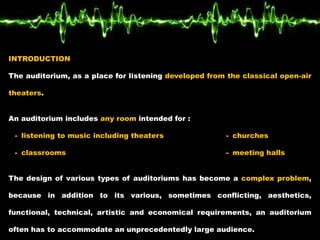 Auditorium Acoustics | PDF