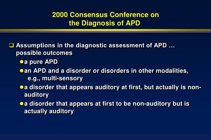 auditory processing disorder test