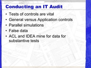 Audit plan and program | PPT