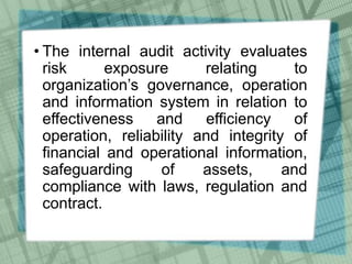 Audit and nursing audit