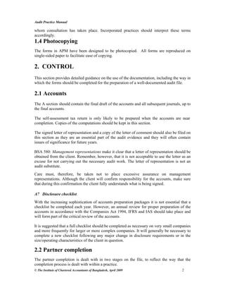 Audit practice manual | PDF