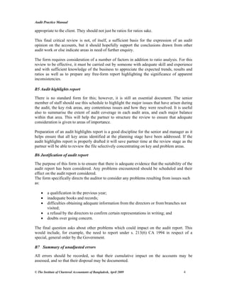 Audit practice manual | PDF