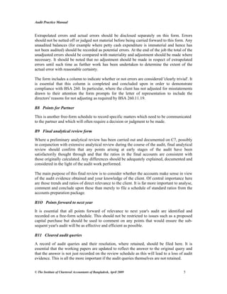 Audit practice manual | PDF