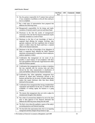 Audit practice manual | PDF