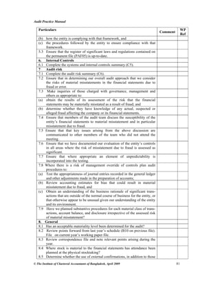 Audit practice manual | PDF