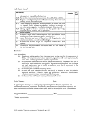 Audit practice manual | PDF