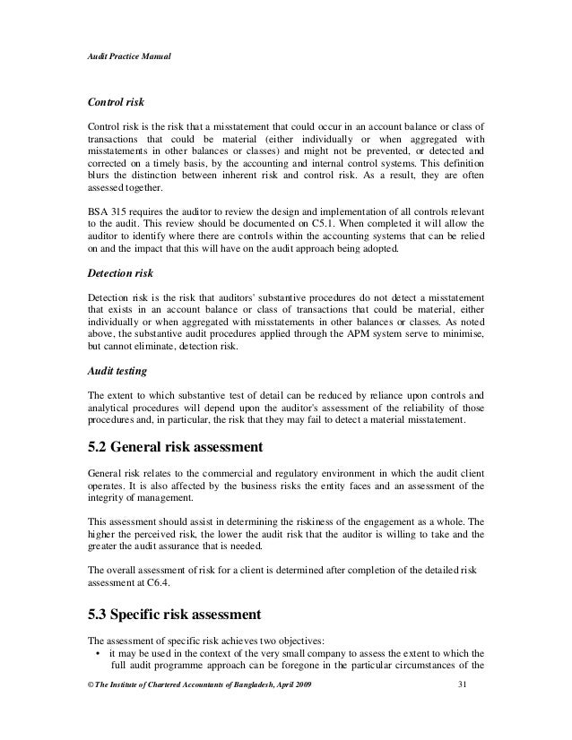 auditing practice in bangladesh Well, kpmg do have a fairly significant audit practice, but their tax and assurance businesses are also strong they do not have the core audit relationships of pwc or ey and so would be in a slightly better position should the above factors hit hard. auditing practice in bangladesh Well, kpmg do have a fairly significant audit practice, but their tax and assurance businesses are also strong they do not have the core audit relationships of pwc or ey and so would be in a slightly better position should the above factors hit hard.