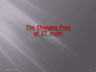 February 14, 2007   36
 