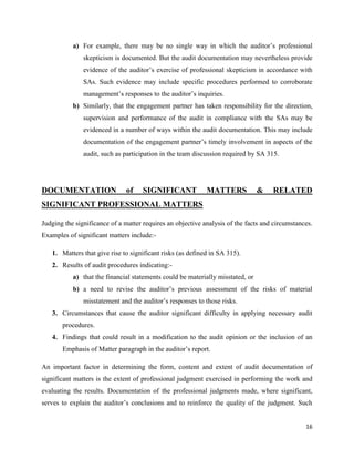 Audit Testing Conclusion Sample Audit project | PDF