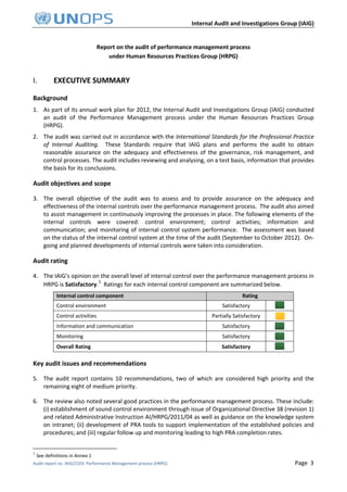 Performance Audit Report.pdf performance management Audit report | PDF