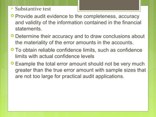 Audit sampling | PPT