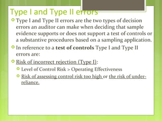 Audit sampling | PPT