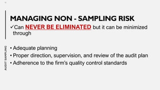 AUDIT SAMPLING - reference is from different PSAs and notes by Mijoo | PDF