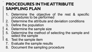 AUDIT SAMPLING - reference is from different PSAs and notes by Mijoo | PDF