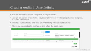 Audits and Physical Verifications - Asset Infinity.pptx