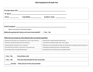 Medicalcoding OUT PATIENT Audit sheet.pdf