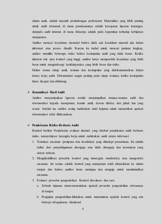 Audit Sistem Informasi