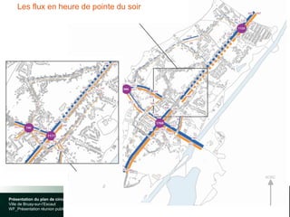 p.7
Présentation du plan de circulation – Réunion publique du 31 Janvier 2017
Ville de Bruay-sur-l’Escaut
WF_Présentation réunion publique_01a
Les flux en heure de pointe du soir
 