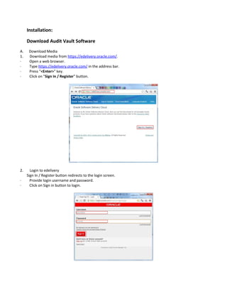 Oracle Audit vault | DOC