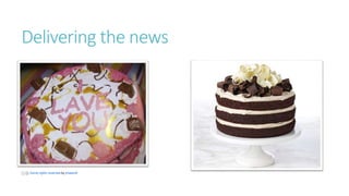 Delivering the news
 