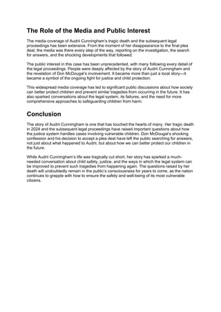 Audrii Cunningham’s Shocking Confession: Plea Deal Accepted | PDF