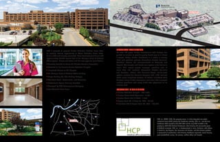 NTS is pleased to present Norton Audubon Medical Plaza East,
an exciting leasing opportunity at Three Audubon Plaza Drive.
Built in 1978 and recently renovated, Plaza East features 8 floors with
approximately 89,000 square feet of On-Campus Class A Medical
Office Space. Please see below and the next page for more details:
• Centrally Located to Serve the Greater Louisville Population
• Attached to the Premier Norton Audubon Hospital
• Immediate Access to the Hospital
• On-Campus Class A Medical Office Building
• Ample Parking (On-Site Parking Garage)
• Abundant Retail, Restaurants, and Amenities
• Professional Space Planning Provided
• Managed by NTS Development Company
• See Attached Floor Plans
HOSPITAL AFFILIATION
For over 125 years, Norton Healthcare’s faith heritage has
guided its mission to provide quality health care to all those
it serves. Today, Norton Healthcare is a leader in serving
adult and pediatric patients throughout Greater Louisville,
Southern Indiana, the commonwealth of Kentucky and
beyond. The hospital and health care system is the Louisville
area’s third largest private employer, providing care at
more than 140 locations throughout Greater Louisville
and Southern Indiana. The Louisville-based not-for-profit
system includes five Louisville hospitals with 1,837 licensed
beds; seven outpatient centers; 12 Norton Immediate Care
Centers; nearly 12,000 employees; more than 700 employed
medical providers; and nearly 2,600 total physicians on its
medical staff.
LOCATION HIGHLIGHTS
• Norton Audubon Hospital - 432 Beds
• Norton Active Staff Physicians - 2,027
• Norton Active RNs  LPNs - 2,878
• Poplar Level Rd.  Hess Ln. ADT - 26,100
• Interstate 264  Poplar Level Rd. ADT - 189,000
HCP, Inc. (NYSE: HCP), the property owner, is a fully integrated real estate
investment trust (REIT) serving the healthcare industry. HCP, Inc., was the first
healthcare REIT selected to the SP 500 and the only REIT included in the
prestigious SP 500 Dividend Aristocrats Index following 30 consecutive years
of dividend increases. HCP, Inc., is headquartered in Irvine, California, with offices
in Nashville, Los Angeles, San Francisco and London, and their diverse portfolio
is comprised of investments in the following healthcare segments: senior housing,
post-acute/skilled nursing, life science, medical office and hospital.
Norton Audubon
Medical Plaza East
Norton Audubon
Medical Plaza West Norton Audubon
Medical Plaza East
East Parking
Garage
South Parking
GaragePoplar Level Rd.
Poplar Level Rd.
Audubon Plaza Dr.
 