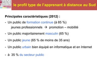 Principales caractéristiques (2012) :
- Un public de formation continue (à 85 %)
jeunes professionnels  promotion – mobil...