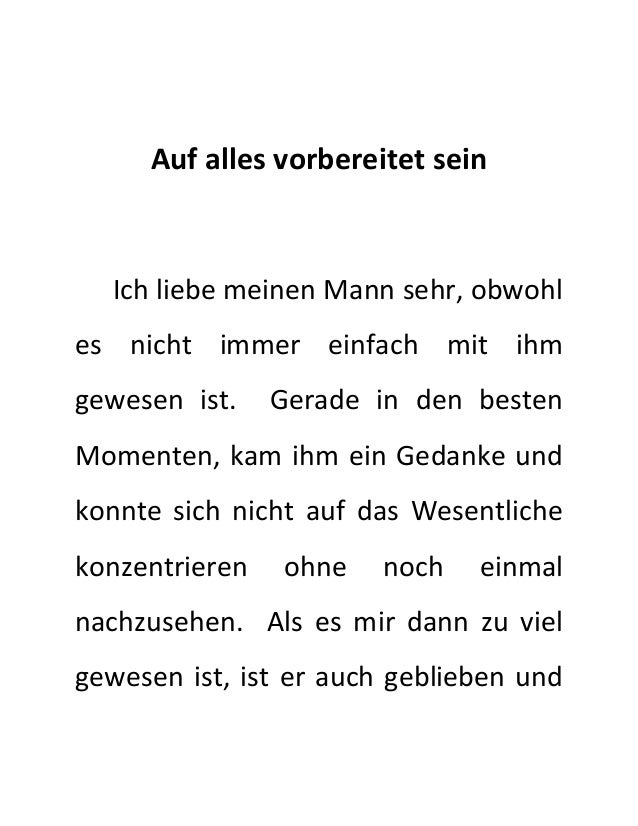 Auf Alles Vorbereitet Sein