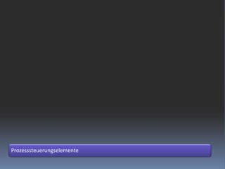 Prozesssteuerungselemente