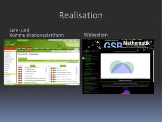 RealisationLern- und KommunikationsplattformWebseiten