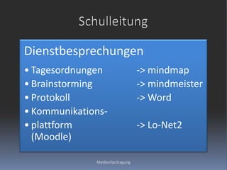 MedienfachtagungSchulleitung