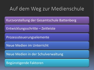 Auf dem Weg zur Medienschule