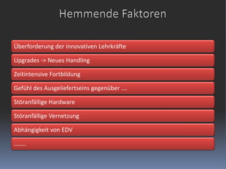Hemmende Faktoren