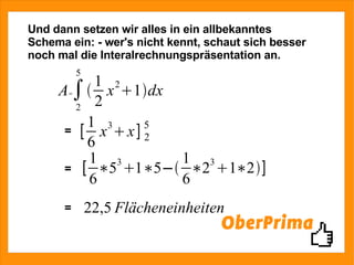 Und dann setzen wir alles in ein allbekanntes Schema ein: - wer's nicht kennt, schaut sich besser noch mal die Interalrechnungspräsentation an. = = = 